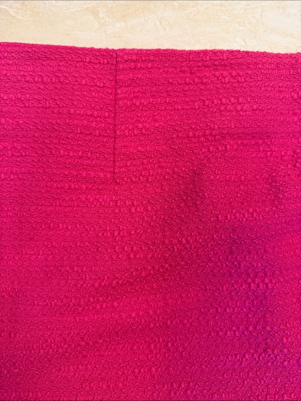 CAbi Hot Pink Textured A-Line Mini Skirt - Picture 3 of 5